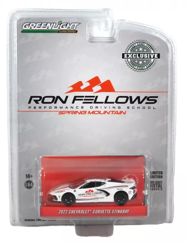Greenlight Chevrolet Corvette Stingray Ron Fellows 2022 1:64 30367