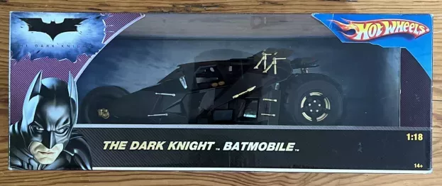 Hot Wheels Batman Batmobile The Dark Knight 1:18 N2480
