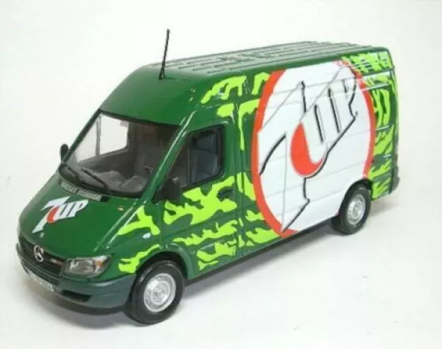 Minichamps Mercedes Sprinter Van Seven Up 2001 1:43 400031162