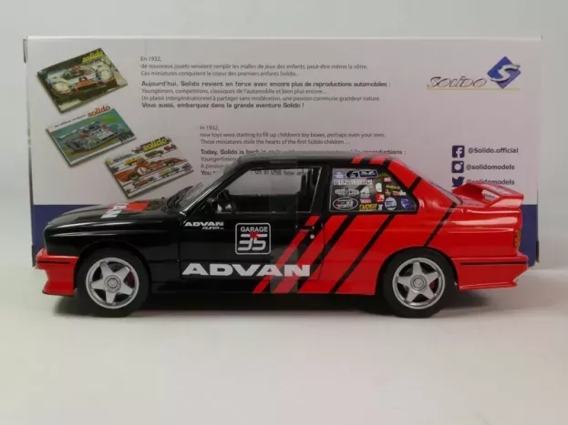 Solido Bmw 3-series M3 e30 Advan Rally Drift Team 1990 1:18 1801521