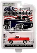 Greenlight-1985 GMC C1500 Sierra Classic Squarebody USA #51410-1:64 Red/White LE