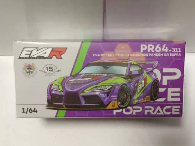 Pop Race Toyota Supra Gr Pandem Eva Rt Test Type 01 Goodride 2025 1:64 PR640311
