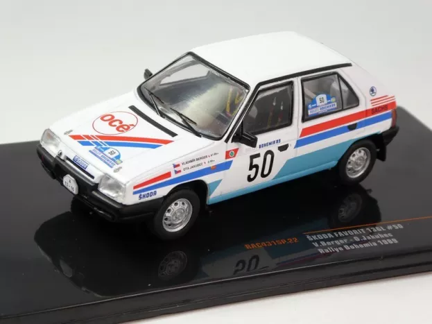 IXO Models Skoda Favorit 136l N 50 Rally Bohemia 1983 Vladimir Berger Otto Jakubec 1:43 RAC431SP.22