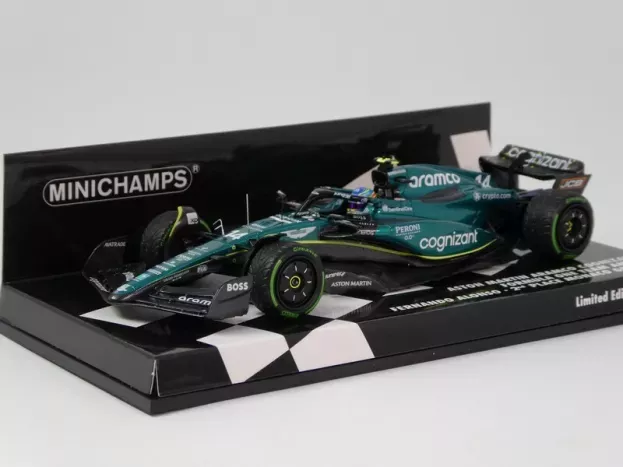 Minichamps Aston Martin F1 Amr23 Team Aramco Cognizant N 14 2nd Monaco Gp 2023 Fernando Alonso 1:43 417230714