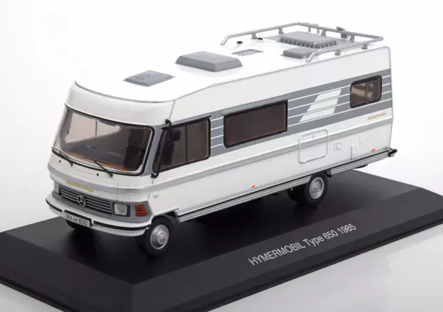 IXO Models Hymer Mercedes-benz Hymermobil Type 650 Camper 1985 1:43 CAC004