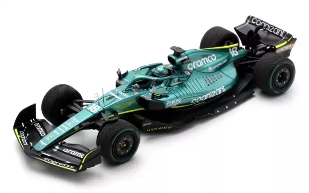 Spark Aston Martin F1 Amr22 Team Aramco Cognizart N 18 Emilia Romagna Italy Gp 2022 Lance Stroll 1:43 S8532