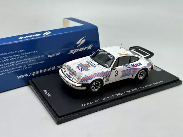 Spark Porsche Porsche 911 930 Turbo 3.3 Mobil N 3 Rally Saarland 1983 Manfred Hero Dietmar Muller 1:43 MAD007