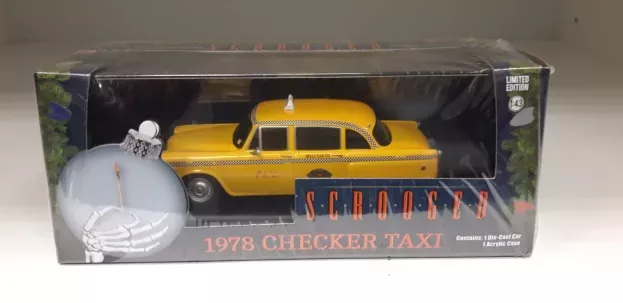 Greenlight Checker Special A11 N.y.c. Taxi 1978 Scrooged Movie 1:43 86075