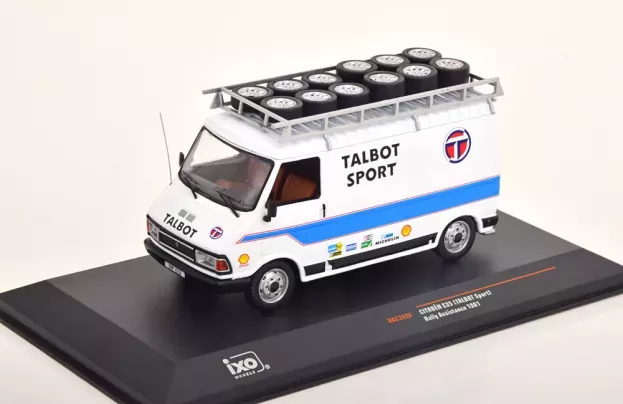 IXO Models Citroen C35 Van Team Talbot Sport Rally Assistance 1981 1:43 RAC369X