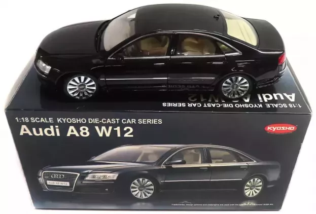Kyosho Audi A8 V12 2005 1:18 09212BK