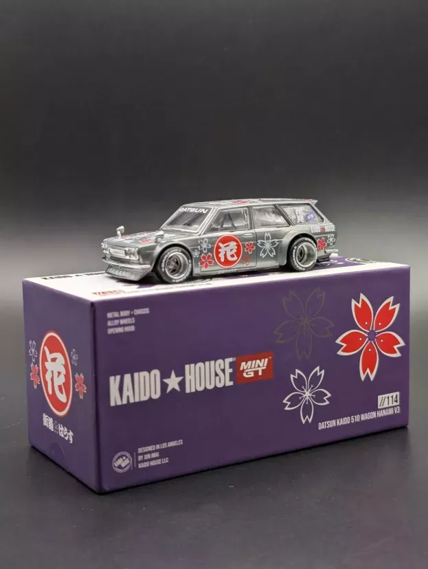 Mini-GT Datsun 510 Kaido House Hanami V3 Sw Station Wagon 1972 1:64 KHMG114