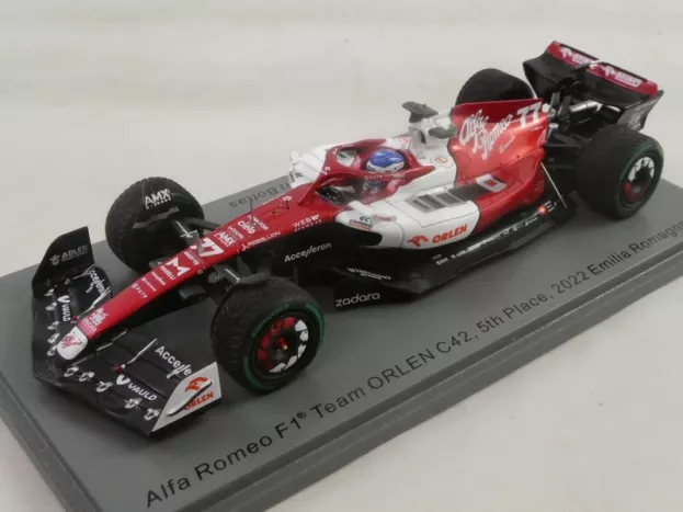Spark Alfa Romeo F1 C42 Team Orlen Racing N 77 Emilia Romagna Italy Gp 2022 Valtteri Bottas 1:43 S8541