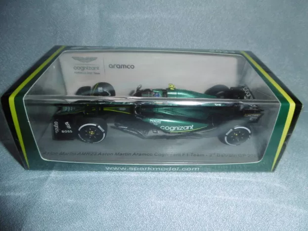 Spark Aston Martin F1 Amr23 Team Aramco Cognizant N 14 3rd Bahrain Gp 2023 Fernando Alonso 1:43 S8575
