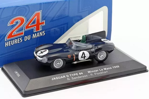 IXO Models Jaguar D-type 3.4l S6 Team Ecurie Ecosse N 4 Winner 24h Le Mans 1956 N.sanderson R.flockhart 1:43 LM1956