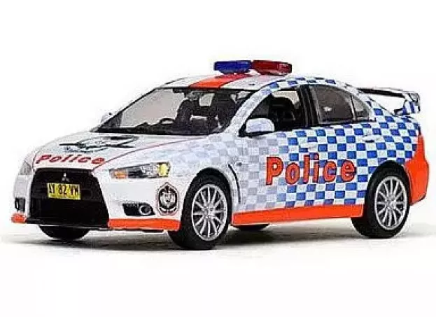Vitesse Mitsubishi Lancer Evolution X Australian Police 2008 1:43 29317
