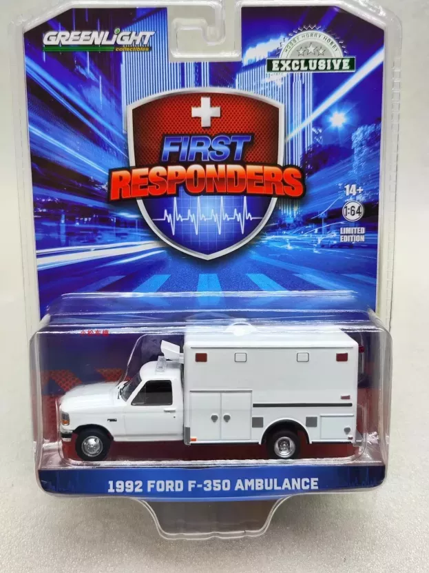 Greenlight Ford F-350 Van Ambulance 1992 1:64 67061