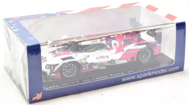 Spark Cadillac Dpi-v.r 5.5l V8 Team Ally Cadillac Racing Racing N 48 2nd 24h Daytona 2021 J.johnson K.kobayashi S.pagenaud M.rockenfeller 1:43 US278