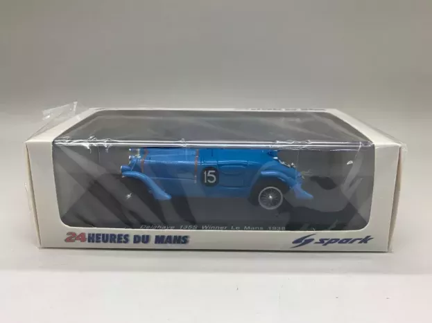 Spark Delahaye 135cs 3.6l Spider N 15 Winner 24h Le Mans 1938 E.chaboud J.tremoulet 1:43 43LM38