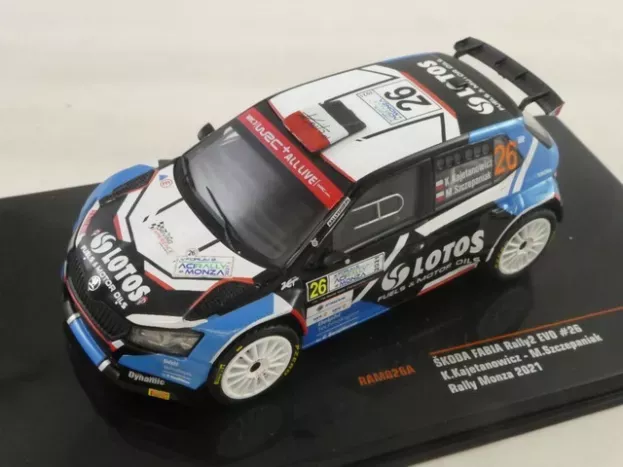 IXO Models Skoda Fabia Rally2 Evo N 26 Rally Monza 2021 K.kajetanowicz M.szczepaniak 1:43 RAM826A