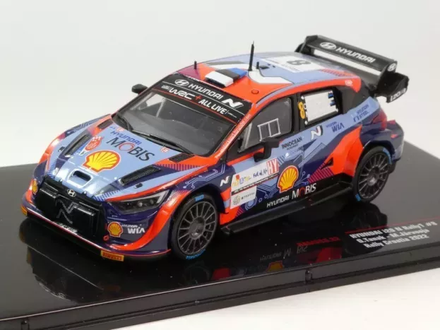 IXO Models Hyundai I20 Coupe Wrc Mobis N 8 Rally Croatia 2022 T.tanak M.jarveoja 1:43 RAM850.22