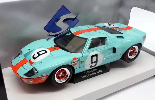 Solido Ford Gt40 4.9l V8 Team Jw Automotive Engineering Gulf N 9 Winner 24h Le Mans 1968 Lucien Bianchi P.rodriguez 1:18 1803001