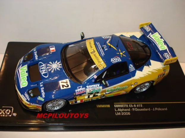 IXO Models Chevrolet Corvette C5-r 7.0l V8 Team Luc Alphand Aventures N 72 24h Le Mans 2006 Luc Alphand Patrice Goueslard Jerome Policand 1:43 LMM090