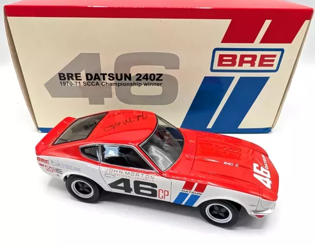 Kyosho Nissan Datsun 240z Bre N 46 Champion Scca 1970 1971 John Morton 1:18 08218A