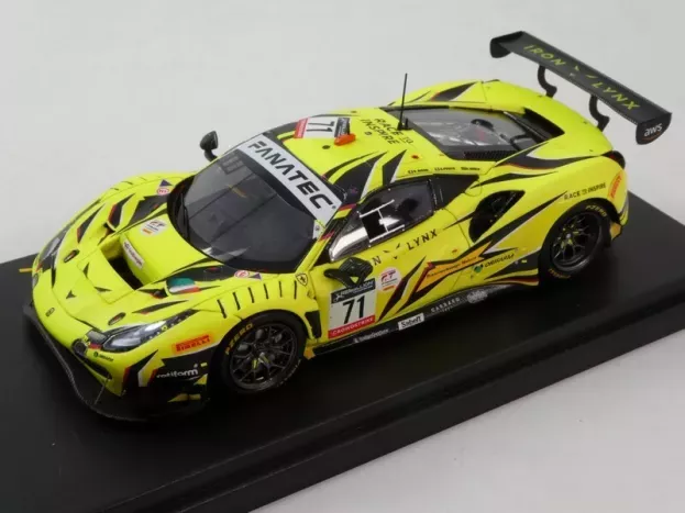 Looksmart Ferrari 488 Gt3 Evo 3.9l Turbo V8 Team Iron Lynx N 71 3rd 24h Spa 2022 Antonio Fuoco Davide Rigon Daniel Serra 1:43 LSRC150