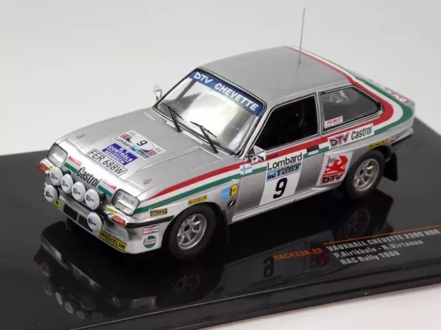 IXO Models Vauxhall Chevette Hsr night Version N 9 Rally Rac Lombard 1980 Pentti Airikkala Risto Virtanen 1:43 RAC433A.22