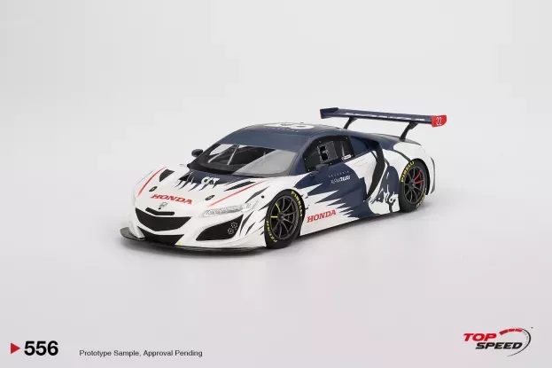 Truescale Honda Nsx Gt3 Evo Team Alpha Tauri N 0 Red Bull Formula Nurburgring 2023 Yuki Tsunoda 1:18 TS0556