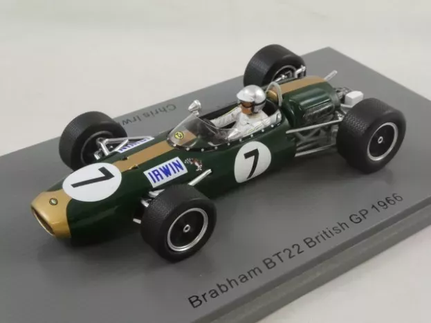 Spark Brabham F1 Bt22 N 7 British Gp 1966 C.irwin 1:43 S7093