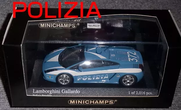 Minichamps Lamborghini Gallardo Polizia Italia Police 1:43 400103590