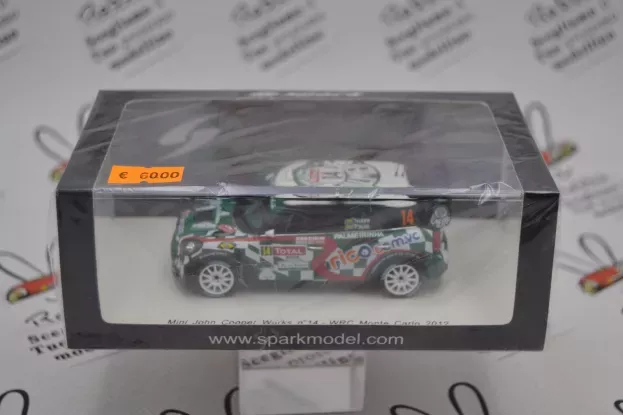Spark Mini John Cooper Works Wrc N 14 20th Rally Montecarlo 2012 P.nobre E.paula 1:43 S3352