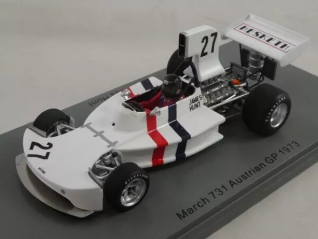 Spark March F1 731 N 27 Austrian Gp 1973 J.hunt 1:43 S7266