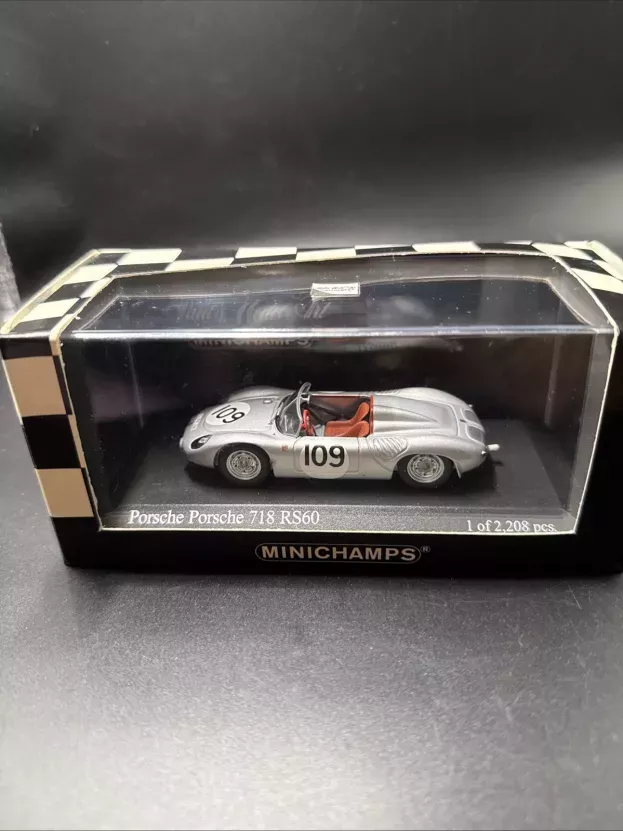 Minichamps Porsche 718 Rs60 Spider N 109 Winner Gaisberg Hill Climb 1960 S.greger 1:43 430606509