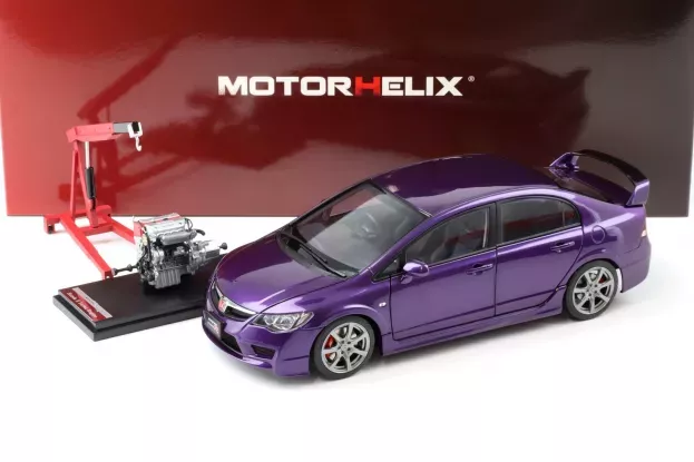 Motorhelix Honda Civic Type-r Fd2 With Engine And Accessories 2007 1:18 M85407