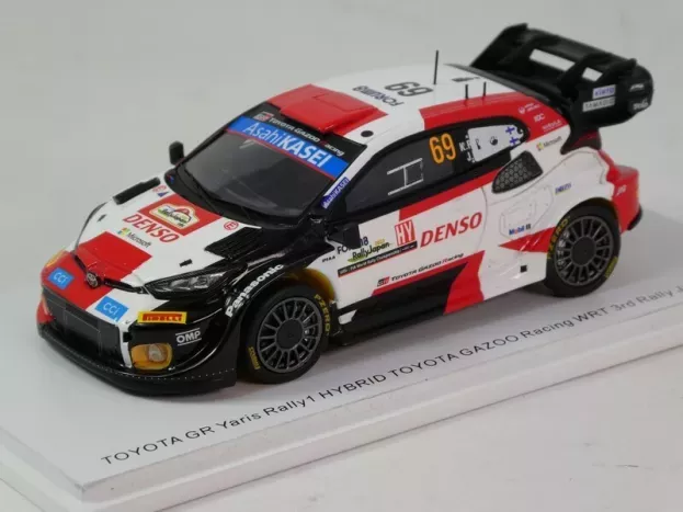 Spark Toyota Yaris Gr Hybrid Rally1 Team Toyota Gazoo Racing Wrt N 69 3rd Rally Japan 2023 Kalle Rovanpera Jonne Halttunen 1:43 S6733