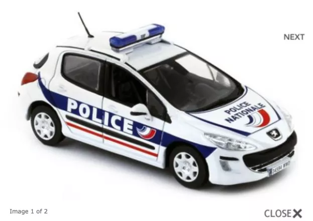 Norev Peugeot 308 Police 1:43 473803