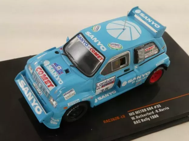 IXO Models Mg Metro 6r4 N 35 Rally Rac Lombard 1986 B.harris W.rutherford 1:43 RAC362B-LQ