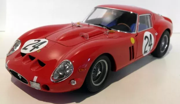 Kyosho Ferrari 250 Gto N 24 2nd 24h Le Mans 1963 Jean Blaton Gerhard Langlois-van 1:18 08432C