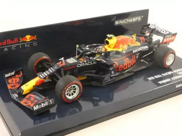 Minichamps Red Bull F1 Rb16b Honda Ra620h Team Red Bull Racing N 11 Winner Azerbaijan Gp 2021 Sergio Perez 1:43 410210711