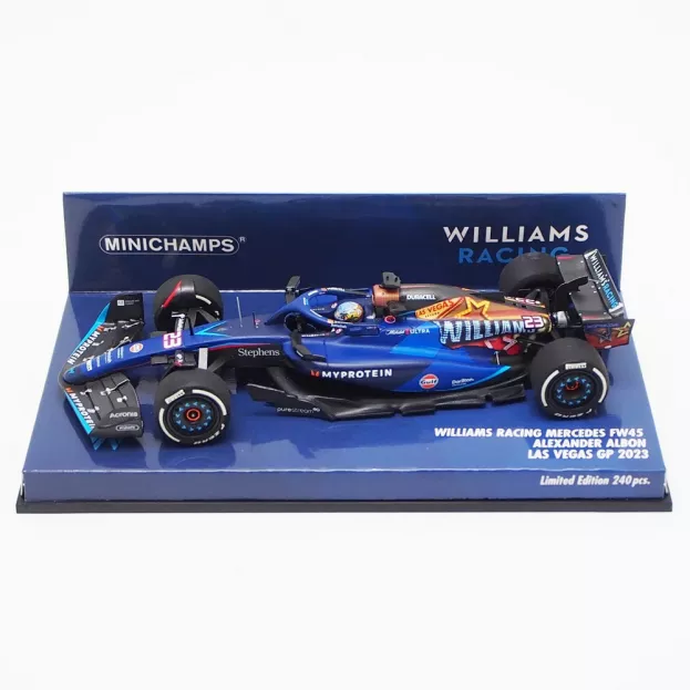 Minichamps Williams F1 Fw45 Team Williams Racing Gulf N 23 Las Vegas Usa Gp 2023 Alexander Albon 1:43 417232223