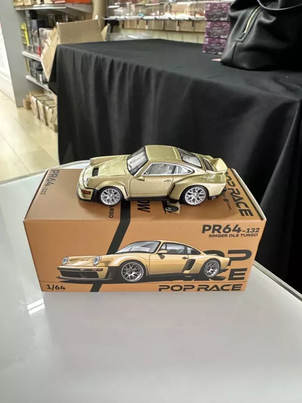 Pop Race Porsche base 911 Singer Dls Turbo 1991 1:64 PR640132