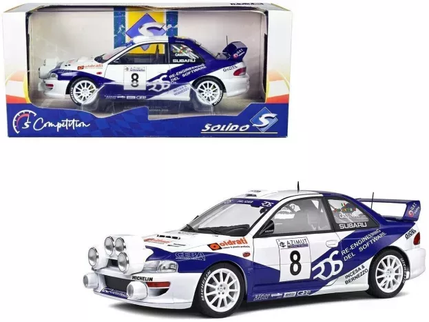 Solido Subaru Impreza S5 Wrc99 night Version N 8 Rally Azimut Di Monza 2000 Valentino Rossi C.cassina 1:18 1807403