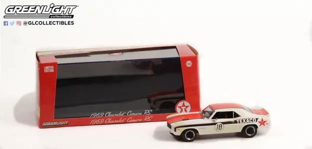 Greenlight Chevrolet Camaro S Coupe N 18 Texaco 1969 1:43 86344
