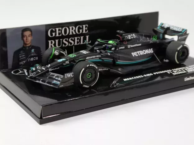 Minichamps Mercedes F1 W14 Team Mercedes-amg Petronas Formula One N 63 7th Bahrain Gp 2023 George Russell 1:43 417230163