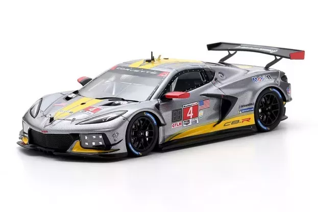 Truescale Chevrolet C8.r 6.2l V8 Team Corvette Racing N 4 2nd Gtlm Class 24h Daytona 2021 T.milner A.sims N.tandy 1:43 TSM430551