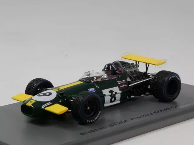 Spark Brabham F1 Bt26a N 8 British Gp 1969 G.hill 1:43 S8319