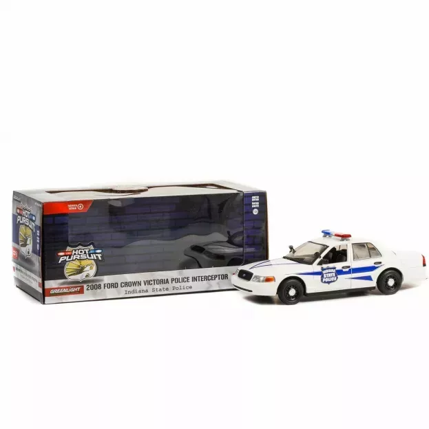 Greenlight Ford Crown Victoria Interceptor Indiana State Police 2008 1:24 85543