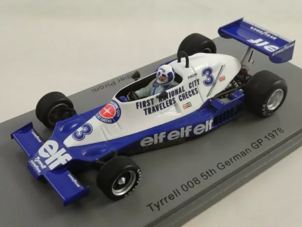 Spark Tyrrell F1 008 N 3 5th Germany Gp 1978 D.pironi 1:43 S7237